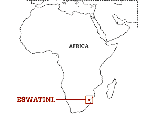 eswatini map