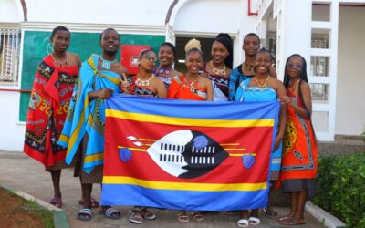 Eswatini Students proudly display Eswatini Culture at colorful event in Morocco